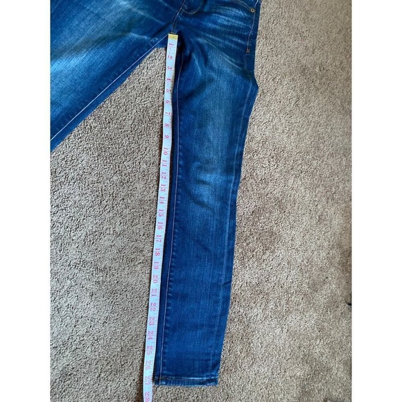 Madewell High Riser Skinny Jeans Classic Medium Wash Denim‎ Size 24 - Picture 6 of 9